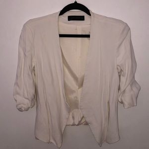White Zara blazer